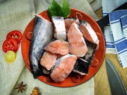 Boal/Helicopter Catfish-Bengali Cut & Cleaned {W/O Head}-Large (400 grams)